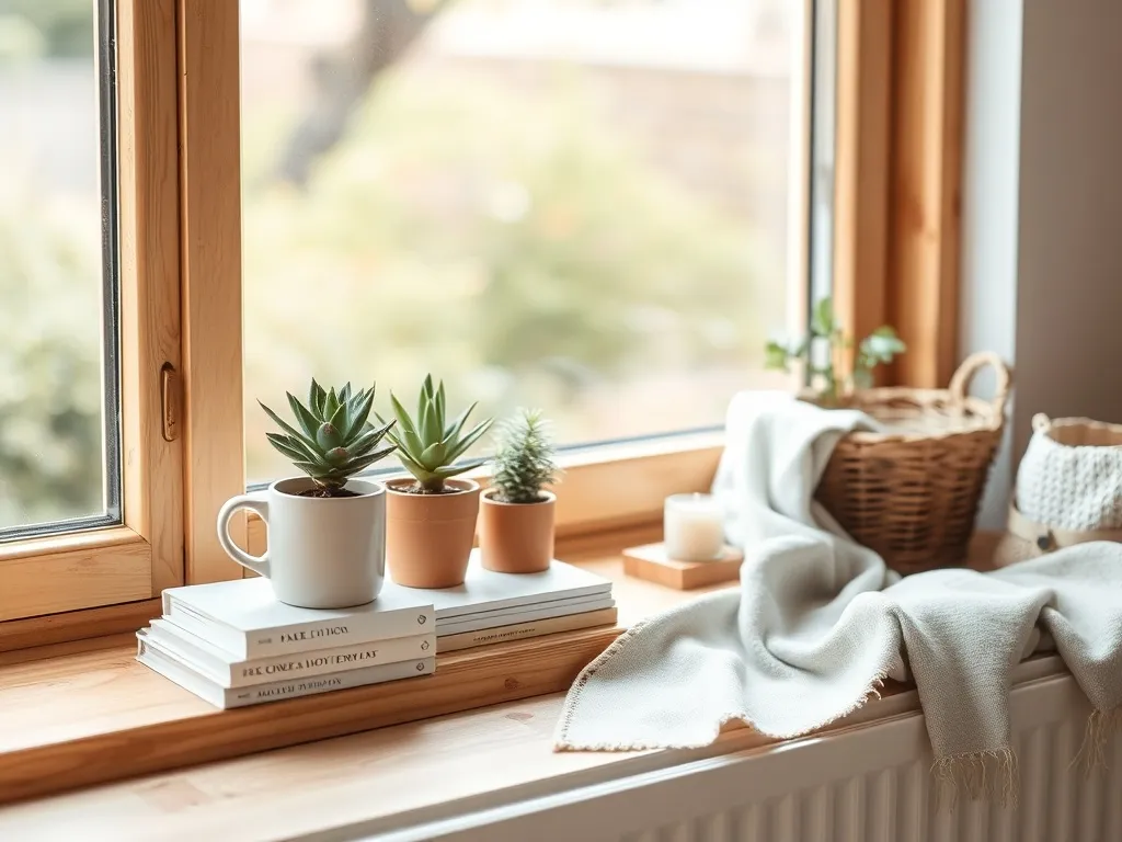 Jak urządzić szeroki parapet?